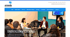 Desktop Screenshot of orientacionarmando.com.ar