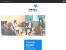 Tablet Screenshot of orientacionarmando.com.ar